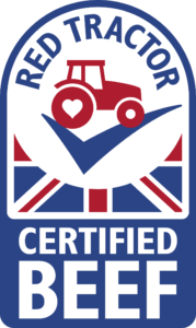 Red Tractor certified beef logo