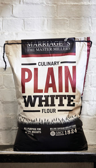 Marriages plain white flour