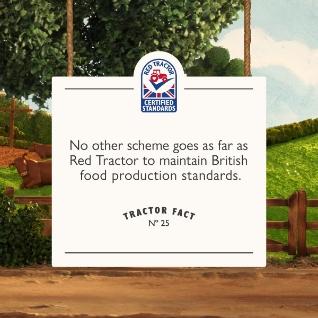 No other scheme goes as far as Red Tractor to maintain British food production standards
